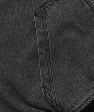 WEGO 【ユニセックス着用ITEM/MLサイズ展開】ワーカーズボアフードブルゾン デニムブラックソノタ