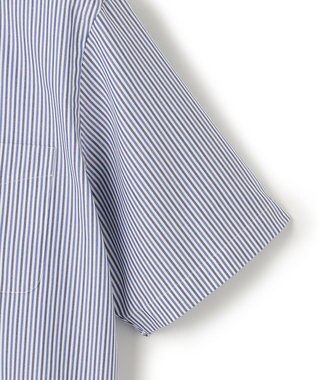 J.PRESS MEN 【WEB・一部店舗限定】オルタネートストライプ 半袖シャツ/B.D ブルー系1