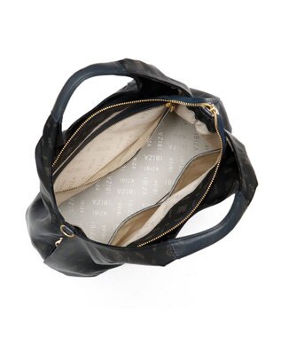 IBIZA ロゴナイロン　2WAYバッグ ピンクベージュ