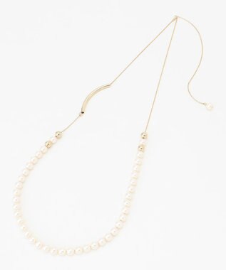 自由区 【カタログ掲載】アレンジパール ネックレス マットゴールド