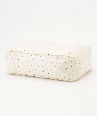 組曲 KIDS gingham K heart トラベルバッグL ベージュ系5