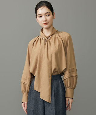 【カタログ掲載】ソフトスパンビエラボウタイ ブラウス