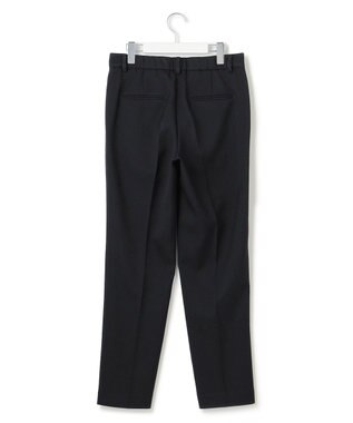 23区 【洗える】ウールライクカルゼ テーパード パンツ ネイビー系