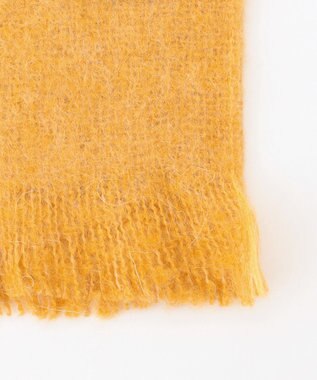 J.PRESS YORK STREET 【UNISEX】【QUIOC】モヘヤマフラー イエロー系