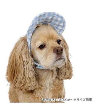 PET PARADISE ディズニー ミッキーマウス なかよし キャップ 《ブルー》 中型犬 ライトブルー