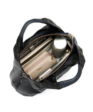 IBIZA ロゴナイロン　2WAYバッグ ピンクベージュ