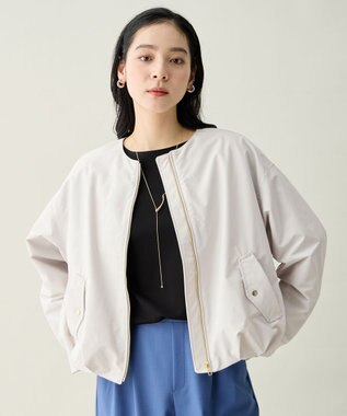 ANY 撥水バルーンブルゾン エクリュ