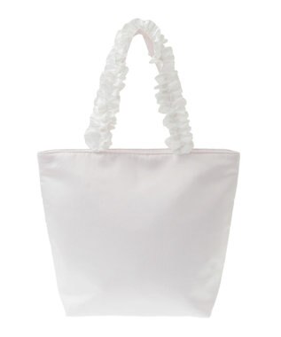 Maison de FLEUR ブランドロゴフリルハンドルトートMバッグ Light Pink