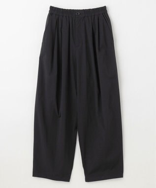 ANY L 【洗濯機可/ウエストゴム】撥水バレルパンツ ブラック