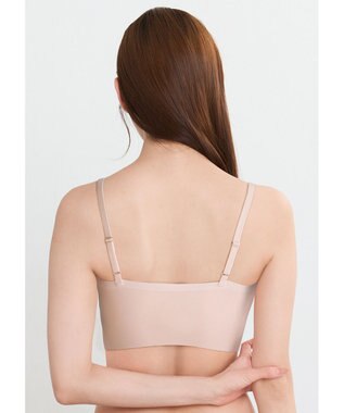 WACOAL 【GOCOCi ゴコチ】 ノンワイヤーブラ ハーフトップ ベタつきにくく乾きやすい 通気性がよい 立体的なバストシルエット ブラトップ レディース CGG271 /ワコール ベージュ