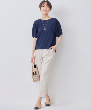 組曲 L コクーンシルエットカットソー ネイビー系