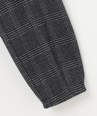 ANY SIS 【WEB・一部店舗限定】カットジャカードペプラム セットアップ ブラック系3