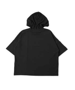 WEGO ジオメトリックブロックフードT(S) ダークグレー