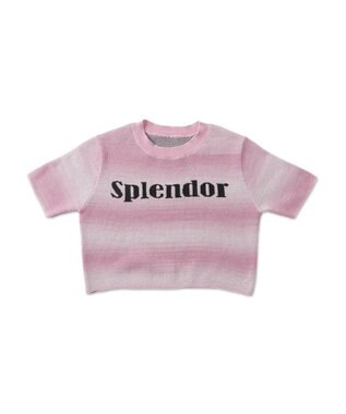 WEGO グラデーションちびニットT ピンク