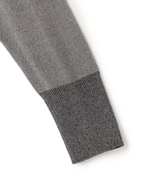 uncrave ラメニット プルオーバー シルバーグレー