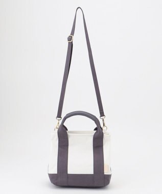 J.PRESS LADIES 【2way・撥水】 キャンバス トート バッグ グレー系1