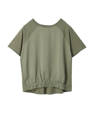 Green Parks 前ゴムドッキングカットプルオーバー Light Khaki