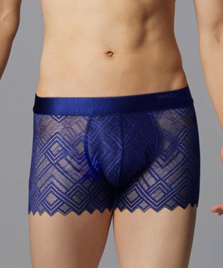 WACOAL MEN WACOAL MEN ボクサーパンツ 【レースボクサー】 フロント快適グラマラス 通気性(本体) 前閉じ 下着 メンズ WT3828 /ワコールメン コン