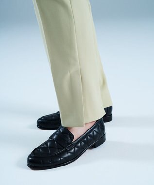 UNFILO L イージーパンツ テーパード ライトイエロー系