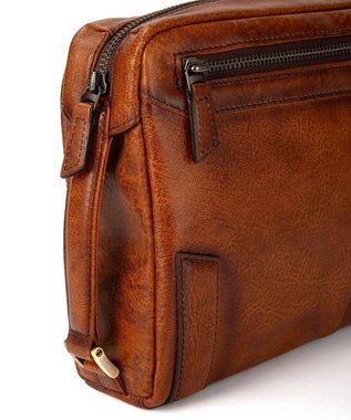 ACE BAGS & LUGGAGE LO HOMME PRESSE アルカイック 本革 日本製 セカンドバッグ 71853 ロ・オム・プレッセ ブラウン