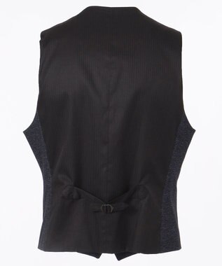 JOSEPH ABBOUD 【キングサイズ】ツィーディジャージー ベスト ネイビー系