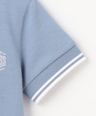 J.PRESS KIDS 【110-130cm】カノコ 半袖ポロシャツ サックスブルー系