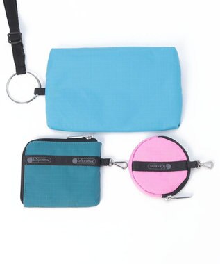 LeSportsac MULTI POUCH WRISTLET/ティール/ヴィヴィッド/フューシャ CB ティール/ヴィヴィッド/フューシャ CB