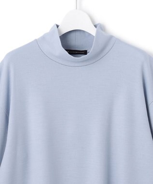 23区 【洗える】ウールミルドジャージー カットソー ダルブルー系