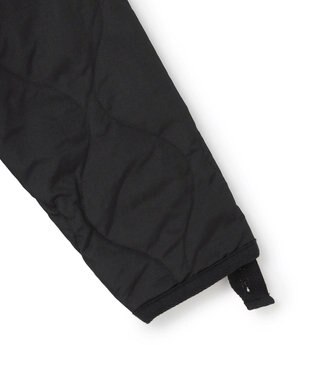 UNFILO 【120-150cm】TAION ミリタリーZIP Vネック ダウンジャケット(UNISEX) ブラック