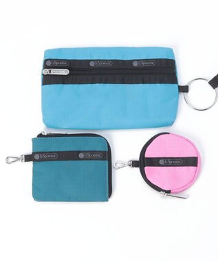 LeSportsac MULTI POUCH WRISTLET/ティール/ヴィヴィッド/フューシャ CB ティール/ヴィヴィッド/フューシャ CB