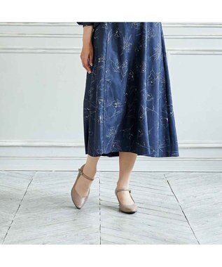 Riz raffinee <Riz raffinee>Vカットアンクルストラップパンプス ダークベージュ