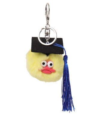 WEGO 卒業おめおめモンスターぬいぐるみキーホルダー イエロー