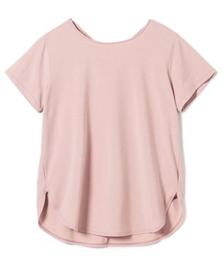 Chacott Chacott BALANCE バッククロスアクセントTシャツ グレイッシュローズ