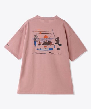 Columbia Columbia/ レイクトゥアベニューグラフィックショートスリーブTシャツ /コロンビア Eraser Pink、 Beach