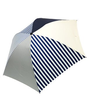 +RING 【UVカット90%以上】【数量限定】UNISEX  折傘 55cm NVY-STP T1233 紺