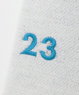 23区GOLF 【MEN】リバーシブルニットブルゾン ターコイズブルー系2