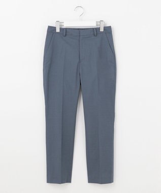 J.PRESS LADIES 【洗える・撥水・防汚】コットンFITTYシャーク テーパード パンツ ダルブルー系