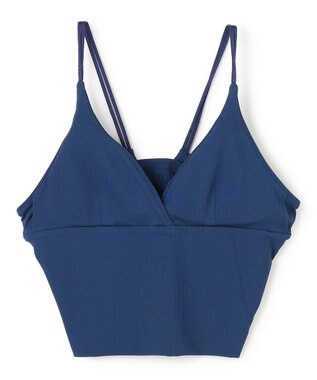 uncrave 【DAWN×uncrave】 CUP IN BRA TOP DOUBLE ブルー