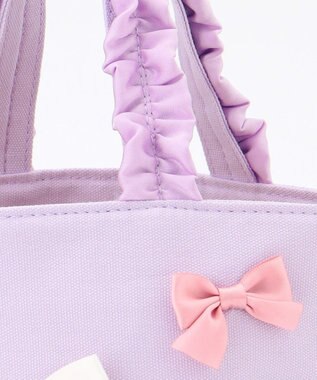ANY KIDS リボン 2WAYバッグ ラベンダー