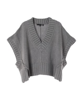 Green Parks ・ＳＵＧＡＲ　ＳＰＯＯＮ　ショートニットベスト Gray Mixture