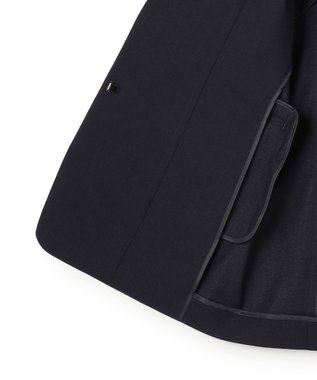 23区 【先行予約】アイアスマットストレッチ ノーカラージレ ネイビー系