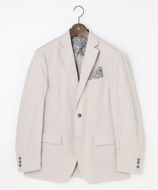 JOSEPH ABBOUD 【ストレッチ/軽量/Eco撥水/オーガニックコットン使用】マイクロピケストレッチジャケット ライトグレー系8