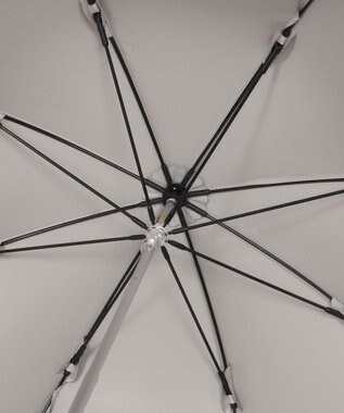 MOONBAT 【遮光/晴雨兼用日傘】LANVIN en Bleu (ランバン オン ブルー)ドビーフリル ハート 遮熱 UV 長傘 ベージュ