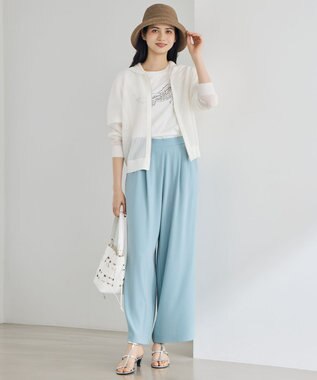 自由区 【カタログ掲載】ストレッチアムンゼンワイド パンツ [WEB先行カラー]サックス