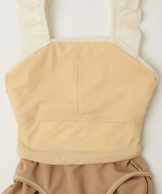 OP／FILA 【repipi armario】編上げAライン水着 ベージュ