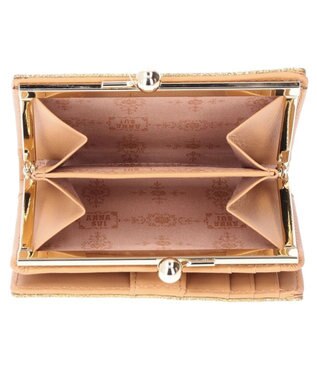 ANNA SUI パピヨン 口金二つ折り財布 グリーン