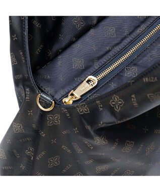 IBIZA ロゴナイロン　2WAYバッグ ピンクベージュ