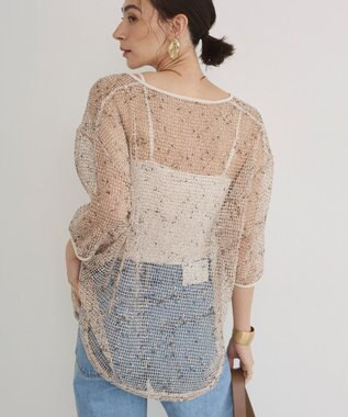 WEGO 【ANGIE VINTAGE】メッシュスキッパープルオーバー ナチュラル