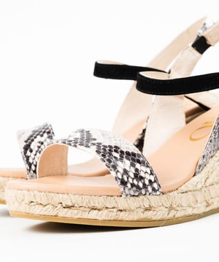 gaimo 【GAIMO/ガイモ】バイカラーヒールサンダル/GAEL-RS パイソン