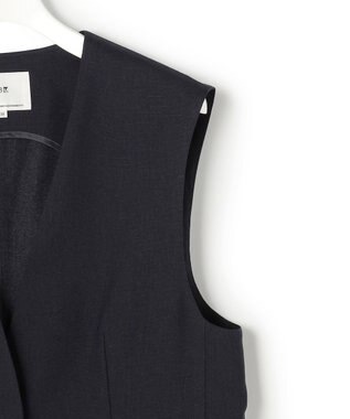 23区 【先行予約】アイアスマットストレッチ ノーカラージレ ネイビー系